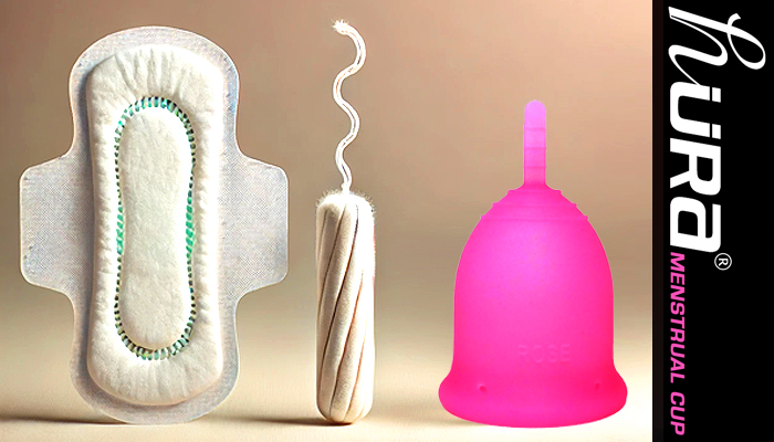 مقایسه تامپون، نوار بهداشتی و کاپ